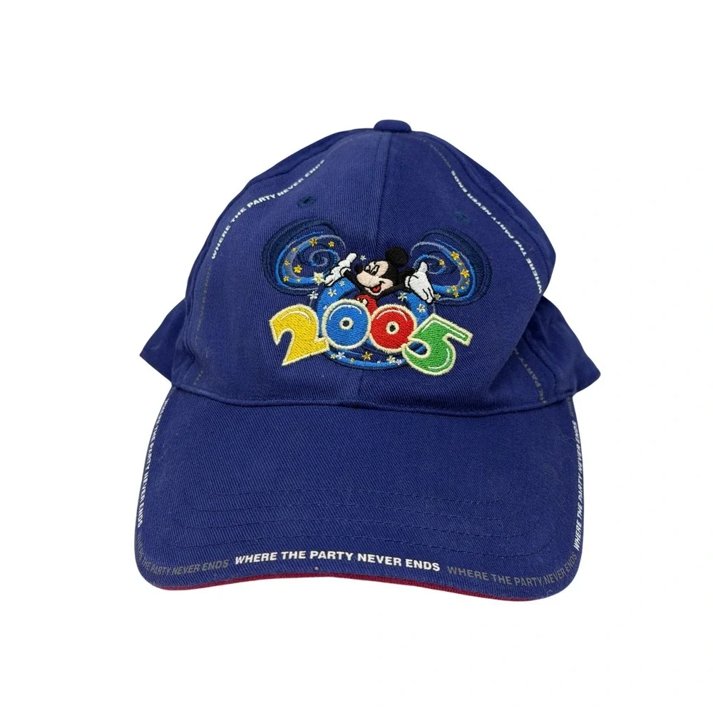Disney Parks Hat Bundle 3pc Mickey 2005 Evil California Adventure Minnie Cadet‎